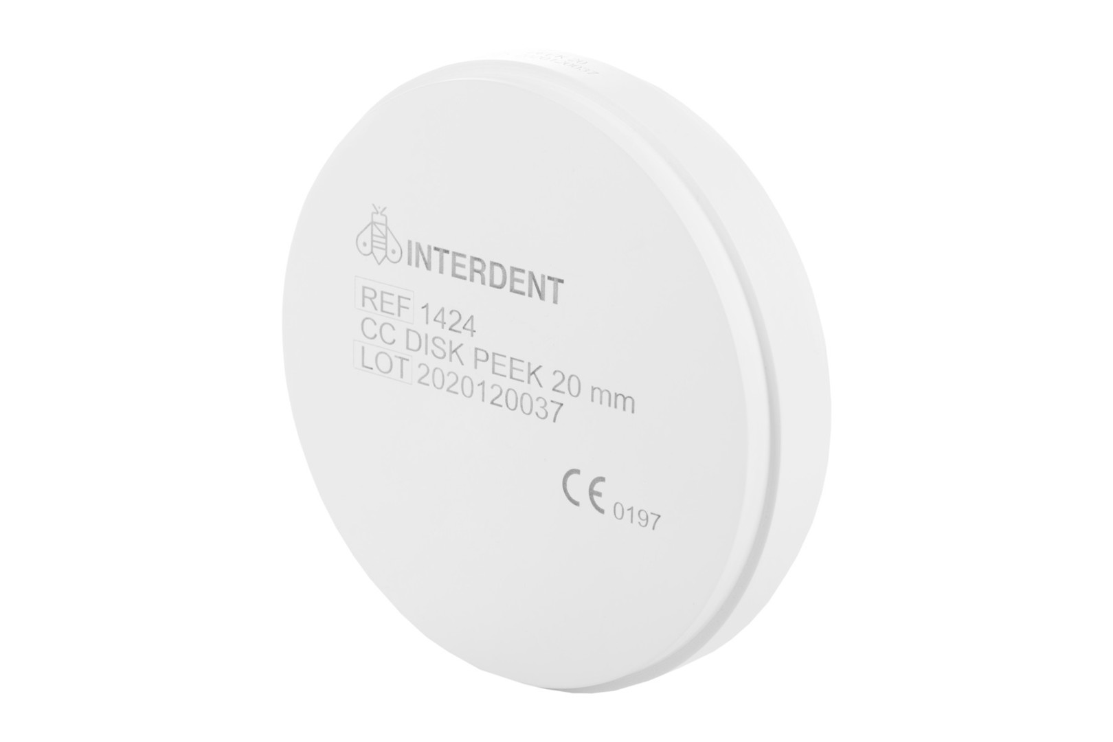 CC DISK PEEK - 12 mm, Ivory - Image 3