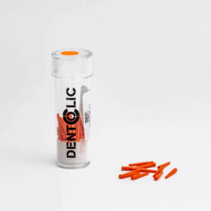 DentoClic Burn-out posts DENTOCLIC - ORANGE, Lg 11 mm